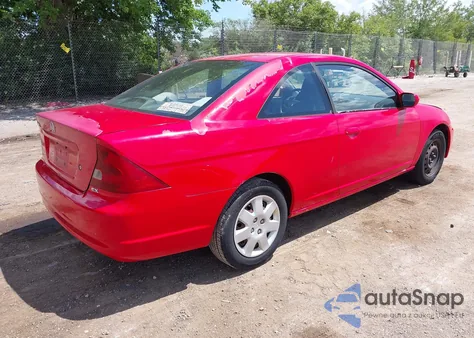 2002 Honda Civic Ex from USA, damaged, VIN 1HGEM22902L102063